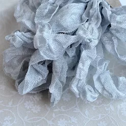 Шебби лента "Серебристая", ширина 1,5 см, длина 5 м (Craft)
