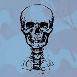 Штамп "Череп анфас", 3х6 см (Креатив) Штамп "Череп анфас", 3х6 см (Креатив)