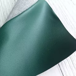 Отрез экокожи 30х69 см "Однотонный. Зеленый" (Pty Китай)