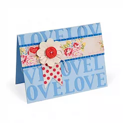 Набор тонких форм для вырубки "Любовь" (Sizzix) Набор тонких форм для вырубки "Любовь" (Sizzix)