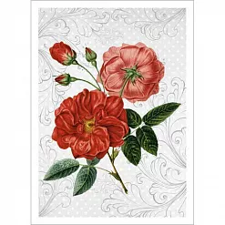 Тканевая карточка "Оранжерея. Шиповник" (ScrapMania) Тканевая карточка "Оранжерея. Шиповник" (ScrapMania)