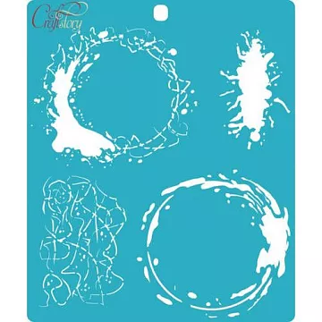 Трафарет "Кляксы 2" (CraftStory)