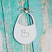 Украшение из чипборда "Слюнявчик" (ScrapКрым)
