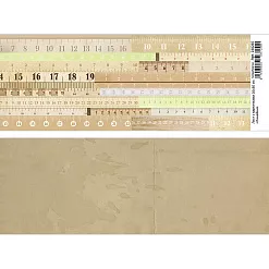 Лист с картинками 10х30 см "Линейки" (ScrapMania)