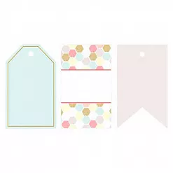 Набор мини бирок и штампов "Geometric Neon" (DoCrafts) Набор мини бирок и штампов "Geometric Neon" (DoCrafts)