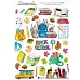 Скрап-карта А4 "Back school" (Scrapmama)
