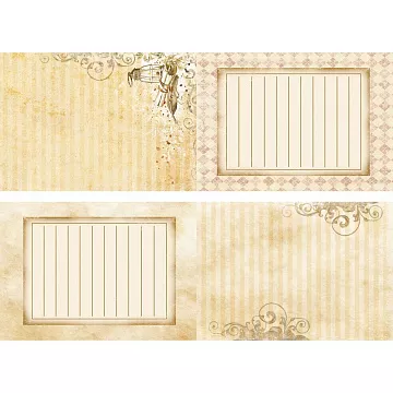 Лист с картинками 10х30 см "Волшебник. Журналинг 2. Ромбы" (ScrapMania)