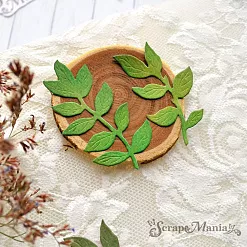 Нож "Ботаника. Застенчивые ветки", 3,7х6,4 см (ScrapMania)