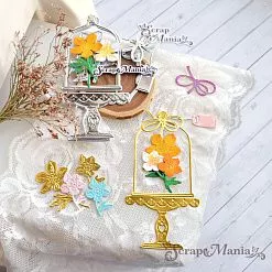 Нож "Клош. Нарцисс под куполом", 4,6х6,6 см (ScrapMania)