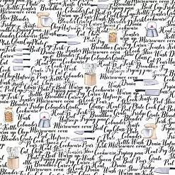 Набор бумаги 30х30 см "Soul kitchen", 10 листов (Фабрика Декору)