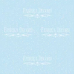 Набор бумаги 30х30 см "Winter in the city", 10 листов (Фабрика Декору)