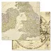Набор бумаги 30,5х30,5 см "Фономикс. Карты. Том 1", 12 листов (ScrapMania)