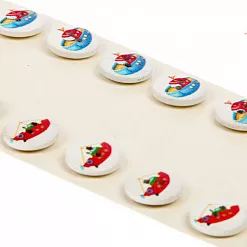 Набор деревянных пуговиц "Кораблики" (АртУзор) Набор деревянных пуговиц "Кораблики" (АртУзор)