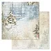 Бумага "Сочельник. Новогодний дворик" (ScrapMania)