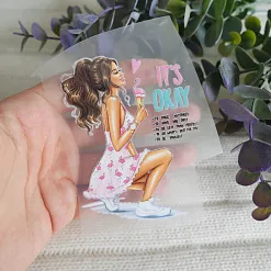 Термонаклейка "It s'okay", 6,6х9 см (Pty Китай) Термонаклейка "It s'okay", 6,6х9 см (Pty Китай)