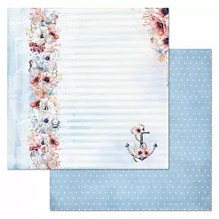 Набор бумаги 30,5х30,5 см "Море, я скучала", 12 листов (ScrapMania) Набор бумаги 30,5х30,5 см "Море, я скучала", 12 листов (ScrapMania)