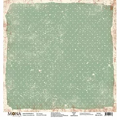 Бумага "Ретро кафе. Горошек" (MonaDesign)