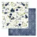 Набор бумаги 30,5х30,5 см "Королевский сапфир", 12 листов (ScrapMania)