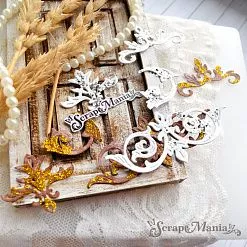 Нож "Вензеля. Декор", 3,5х8,4 см (ScrapMania)