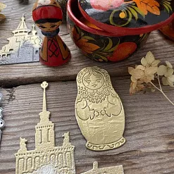 Нож "Москва Златоглавая", 8х8,5 см (MimiCut)