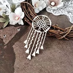 Чипборд "Макраме 3457", 8х3,5 см (Fantasy)