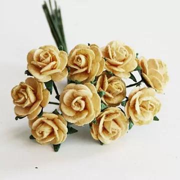 Букет средних розочек "Пшеничный", 10 шт (Craft)