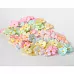 Набор маленьких цветов "Круглые. Микс пастель", 20 шт (Craft)