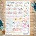 Скрап-карта А4 "Розовые грезы. Надписи и теги" (ScrapMania)