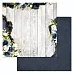Набор бумаги 30,5х30,5 см "Королевский сапфир", 12 листов (ScrapMania)