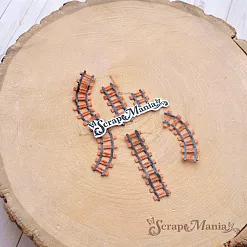 Нож "Детство. Железная дорога мини", 2х6,6 см (ScrapMania) Нож "Детство. Железная дорога мини", 2х6,6 см (ScrapMania)