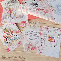 Набор карточек "Алиса в сказке" (ScrapMania)