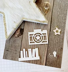 Набор украшений из чипборда "Предметы" (LeoMammy)