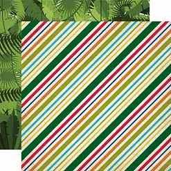 Набор бумаги 15х15 см "Jungle safari", 24 листа (Echo Park)