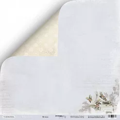 Бумага "Shabby Winter. Музыка" (Скрапмир)
