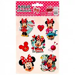 Набор мягких наклеек 11х15 см "Минни Маус. Ты самая классная"
