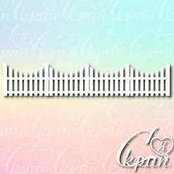 Чипборд "Забор 8" (LeoMammy)