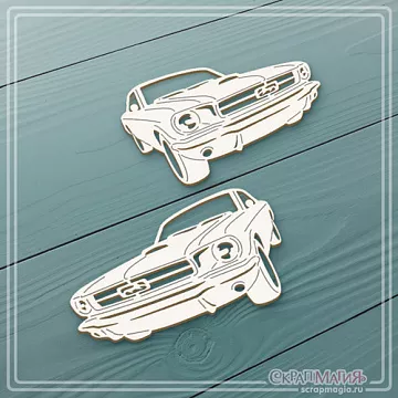 Чипборд "Ретро автомобили 3" (СкрапМагия)