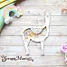 Чипборд "Ламы. Шейкер. Большой" (ScrapMania)