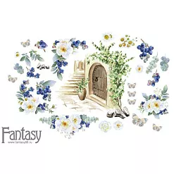 Набор тканевого чипборда "Дверь в Лето 6", 29 шт (Fantasy)