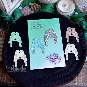 Нож "Попугайчики", 5х4 см (AgiArt)