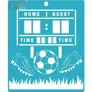 Трафарет "Футбол" (CraftStory)