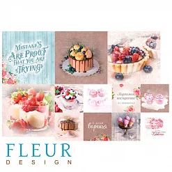 Набор карточек "Зефир 3" (Fleur-design)