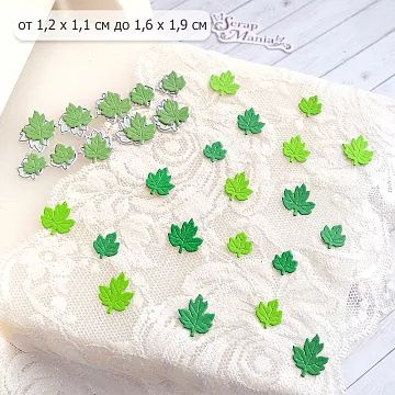 Нож "Листья василистника", 1,6х1,9 см (ScrapMania)
