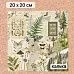Калька 20х20 см "Заповедник 15", плотность 110 гр/м2 (ScrapMania)