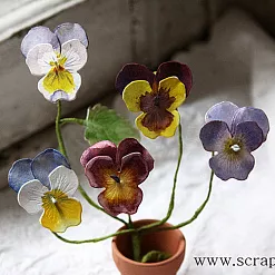 Нож "Анютины глазки", 3х3 см (Scrapfriend)
