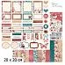 20х20 Бумага "Багряный винтаж. Дизайн-Обложка" (ScrapMania)