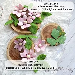 Нож "Княженика. Листья", 4х4,3 см (ScrapMania)