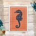 Тканевая карточка "Мой капитан. Морской конек" (ScrapMania)