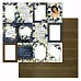 Набор бумаги 30,5х30,5 см "Королевский сапфир", 12 листов (ScrapMania)