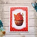 Тканевая карточка "Магия кофе. Капкейк" (ScrapMania)